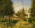 Los pinos de Louveciennes 1870 Camille Pissarro paisaje